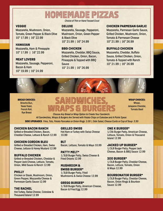 Food Menu Page 3