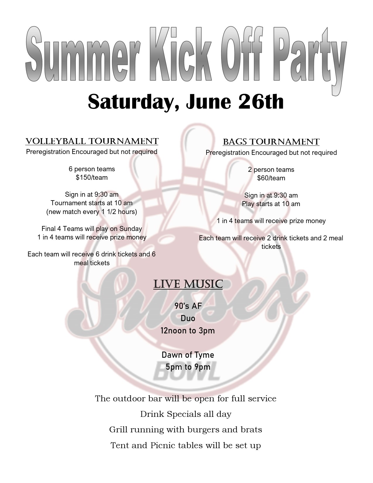 Summer 2021 Kick Off Party